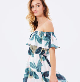 Minipink Avalon Off The Shoulder Dress